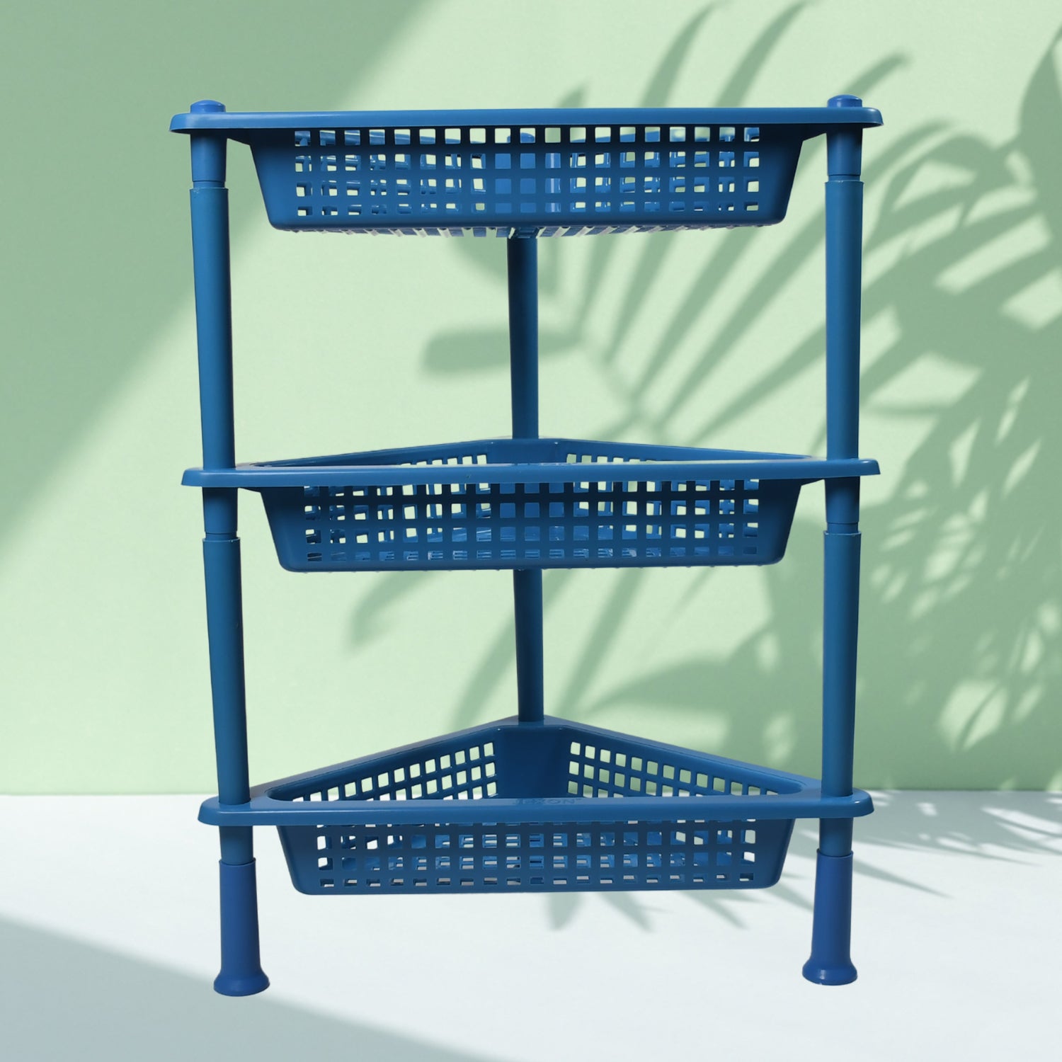 2812 Triangle Storage Plastic 3-Tier Rack Shelf For Kitchen, Living Room, Bathroom, Office DeoDap 2812 Triangle Storage Plastic 3-Tier Rack Shelf For Kitchen, Living Room, Bathroom, Office DeoDap